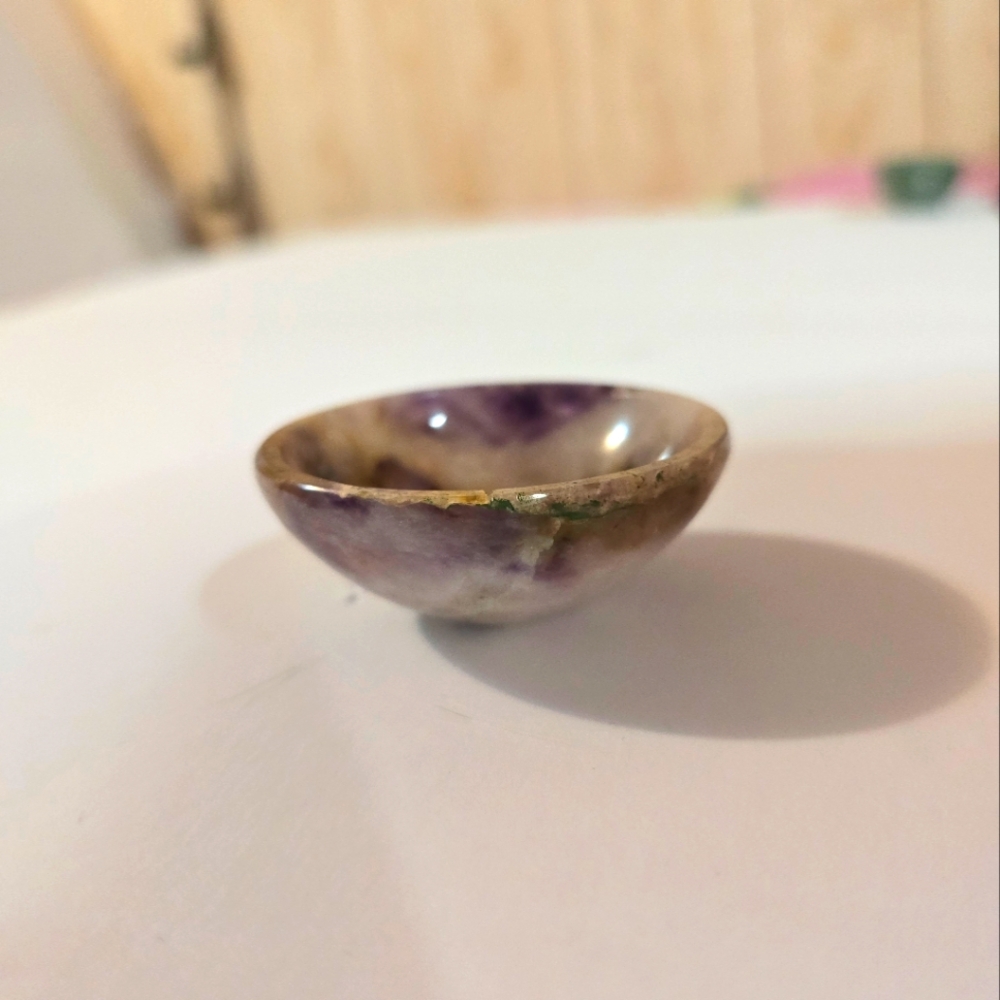Chevron Amythyst Bowl